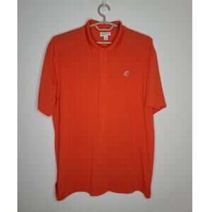 Panera Bread Co employee uniform orange short sleeve polo shirt - 2XL / XXL